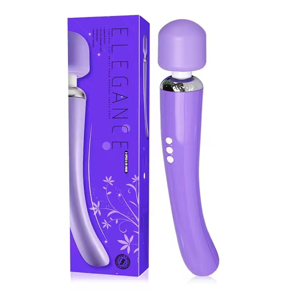 治疗性个人按摩器 - 手持式无线和强大的魔杖 - 8 种速度 20 种振动模式 - USB 可充电 - 男女、身体、颈部